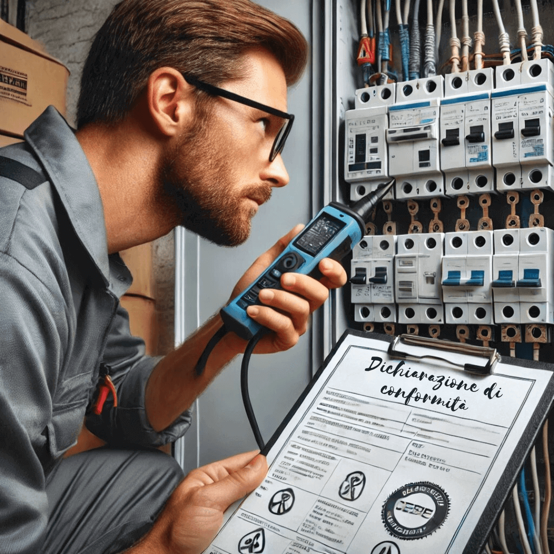 Elettricista per dichiarazione di Conformità