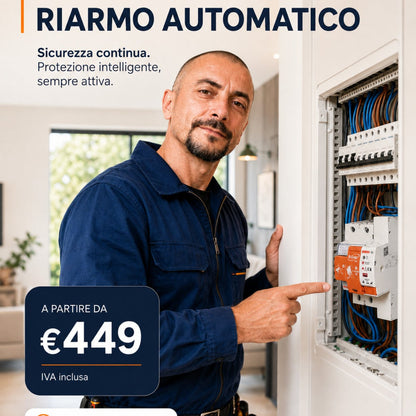 Kit Salvavita GEWISS ReStart PRO 25A Casa Facile con installazione inclusa
