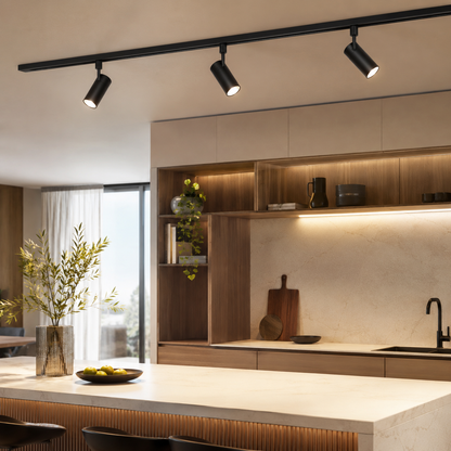 Kit illuminazione binario LED 230V con installazione professionale