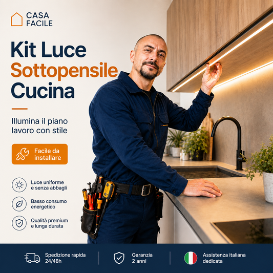 Kit luce sottopensile cucina LED Casa Facile